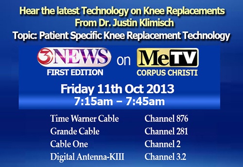 latest Technology on Knee Replacements by Justin Klimisch, M. D.